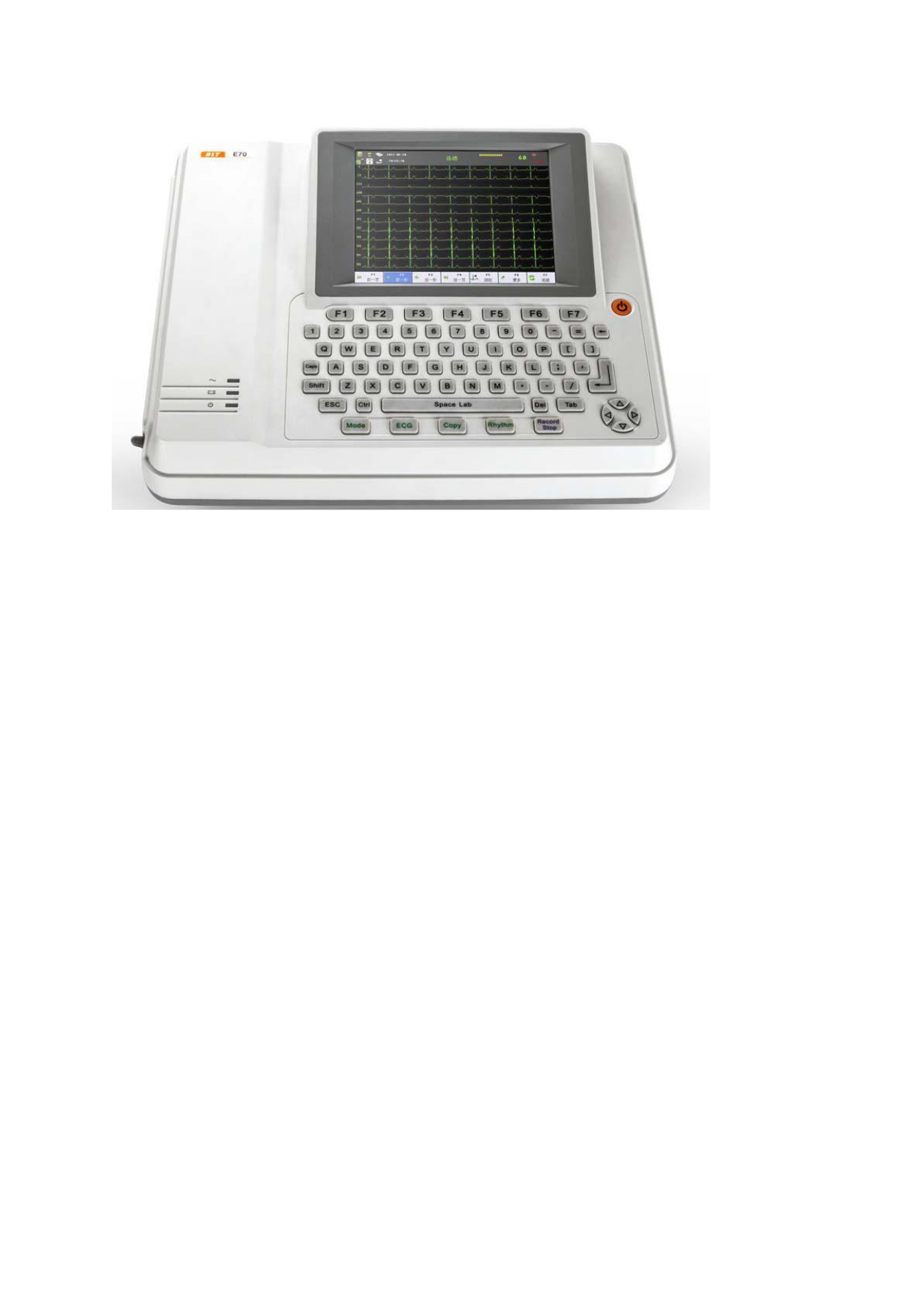 Електрокардіограф (ЕКГ) 12-х канальний Е70